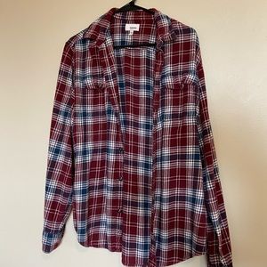 Mens flannel button up